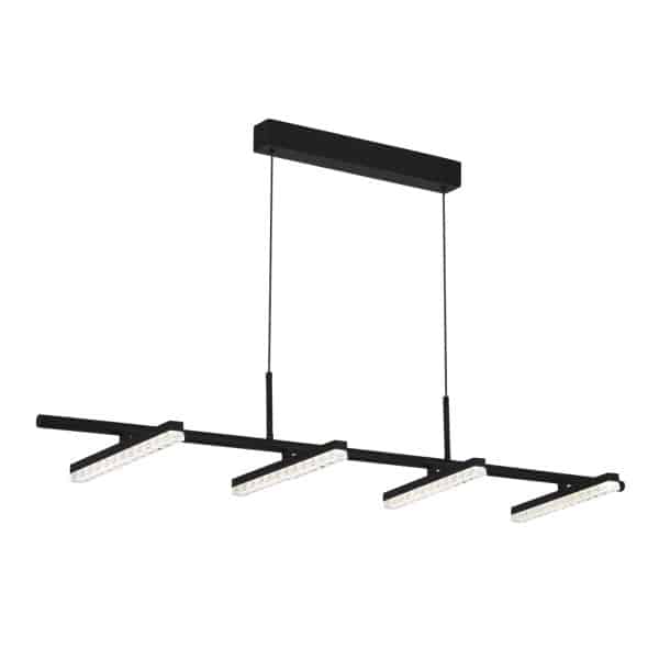 SL1018.403.04 Светильник подвесной ST-Luce черный/прозрачный LED 4*32W 4000K EUCLIDICS — изображение 4