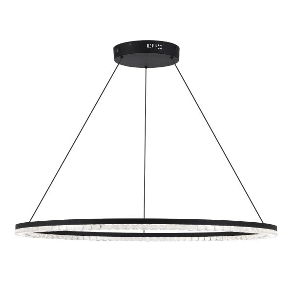 SL1018.413.01 Светильник подвесной ST-Luce черный/прозрачный LED 1*54W 4000K EUCLIDICS — изображение 3