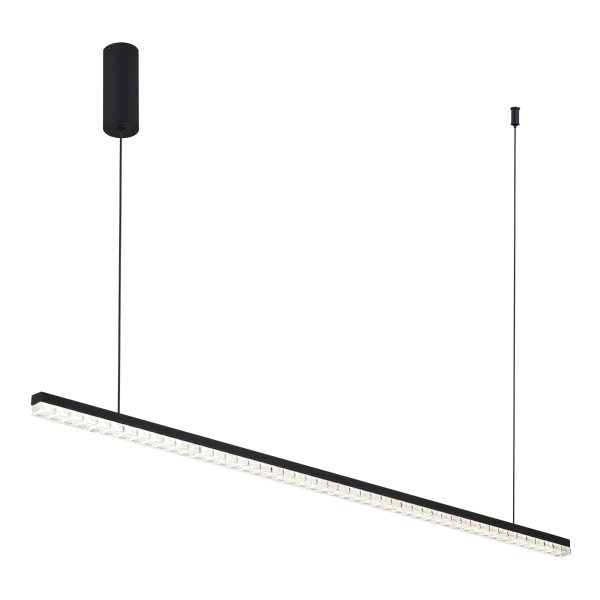 SL1018.423.01 Светильник подвесной ST-Luce черный/прозрачный LED 1*32W 4000K EUCLIDICS — изображение 4