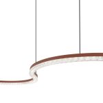 SL1018.603.01 Светильник подвесной ST-Luce терракотовый/прозрачный LED 1*65W 4000K EUCLIDICS — изображение 5