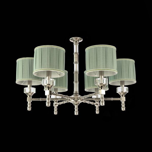 SL1121.103.06-Люстра-подвесная-ST-Luce-НикельОливковый-E14-640W-OLEO-3 SL1121.103.06 Люстра подвесная ST-Luce Никель/Оливковый E14 6*40W OLEO — изображение 4