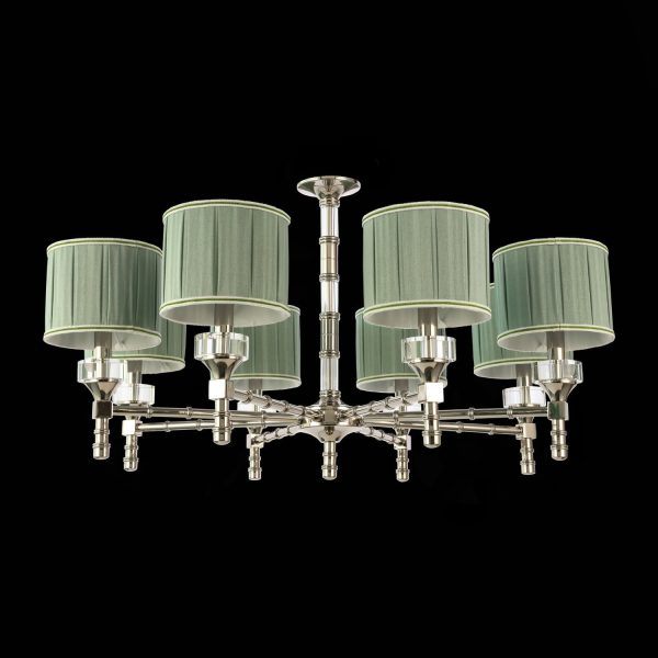 SL1121.103.08-Люстра-подвесная-ST-Luce-НикельОливковый-E14-840W-OLEO-3 SL1121.103.08 Люстра подвесная ST-Luce Никель/Оливковый E14 8*40W OLEO — изображение 4