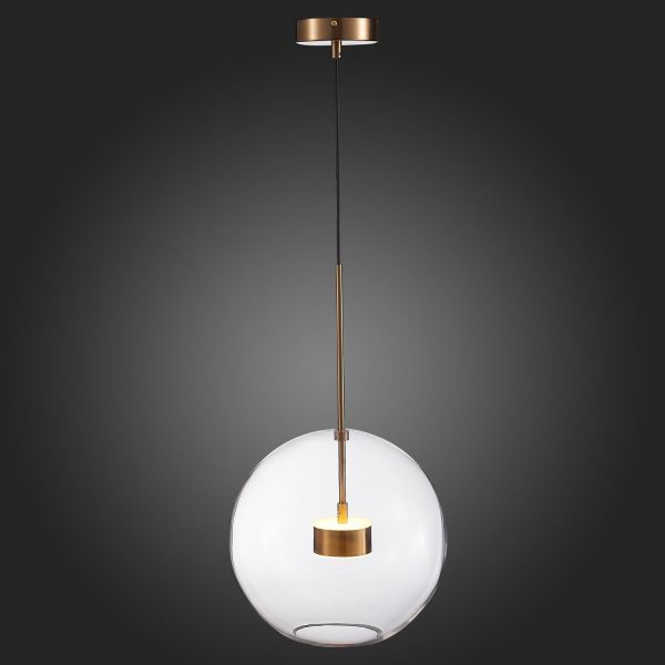 SL1133.223.01 Светильник подвесной ST-Luce Латунь/Прозрачный LED 1*14W 3000K BOPONE — изображение 5