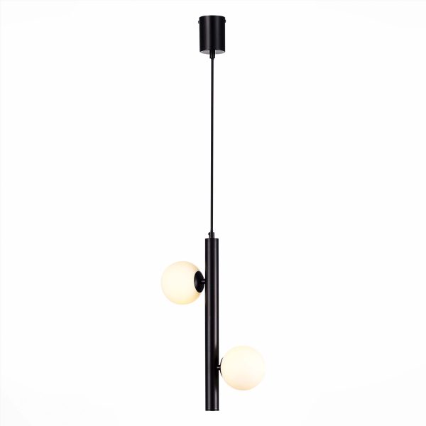 SL1185.403.02 Подвес ST-Luce Черный/Белый G9 LED 2*5W ASOLO SL1185.403.02 Подвес ST-Luce Черный/Белый G9 LED 2*5W ASOLO