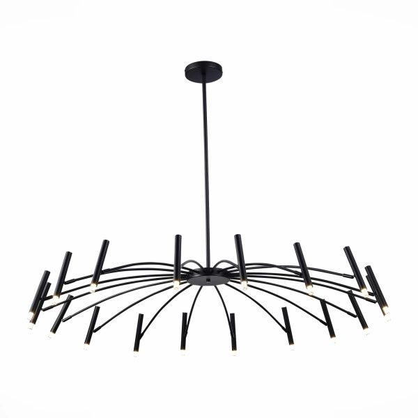 SL1214.402.18 Светильник потолочный ST-Luce Черный/Черный G9 LED 18*5W 4000K SPIDEY SL1214.402.18 Светильник потолочный ST-Luce Черный/Черный G9 LED 18*5W 4000K SPIDEY
