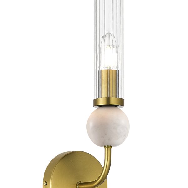 SL1244.301.01 Светильник настенный ST-Luce латунь/прозрачный E14 1*40W MEDEA — изображение 3