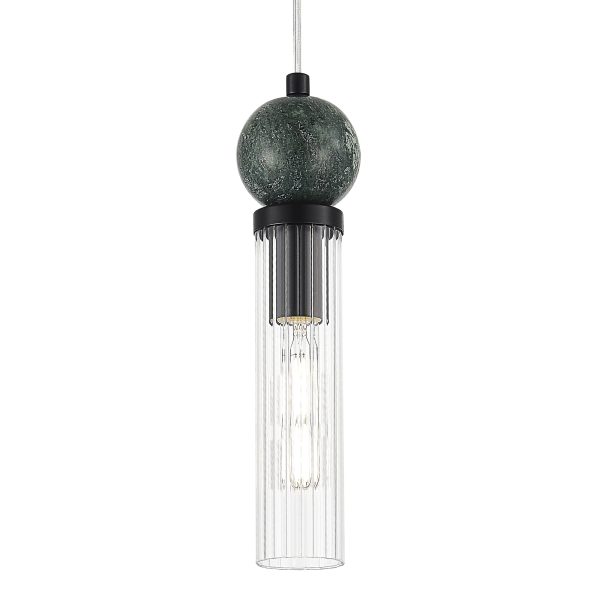 SL1244.403.01 Светильник подвесной ST-Luce черный/прозрачный E14 1*40W MEDEA — изображение 3