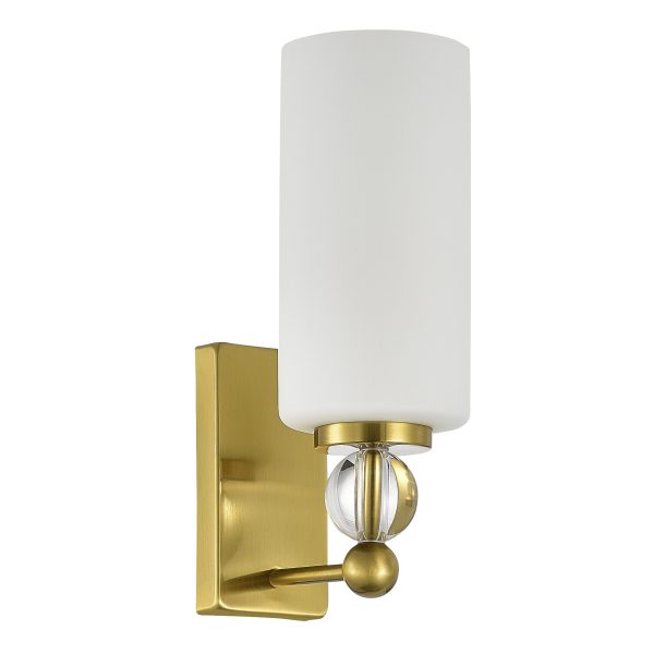 SL2003.301.01 Светильник настенный ST-Luce латунь/белый E27 1*40W AURORA — изображение 2