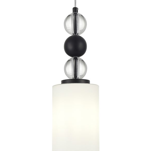 SL2003.403.01-Светильник-подвесной-ST-Luce-черныйбелый-E27-140W-AURORA-2 SL2003.403.01 Светильник подвесной ST-Luce черный/белый E27 1*40W AURORA — изображение 3