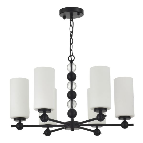 SL2003.403.06 Светильник подвесной ST-Luce черный/белый E27 6*40W AURORA — изображение 2