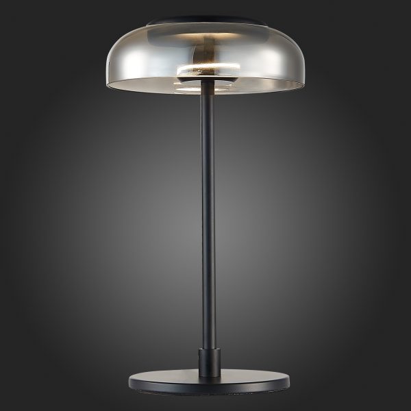 SL6002.404.01-Прикроватная-лампа-ST-Luce-ЧерныйДымчатый-LED-17W-4000K-LAZIO-1 SL6002.404.01 Прикроватная лампа ST-Luce Черный/Дымчатый LED 1*7W 4000K LAZIO — изображение 2