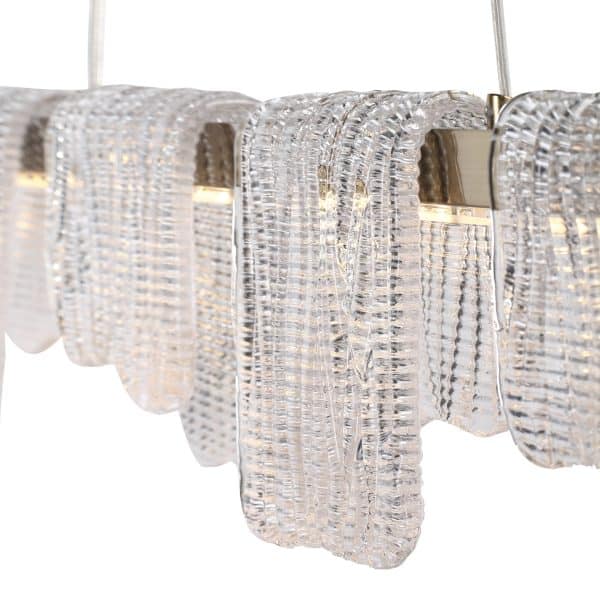 SL6021.203.36 Светильник подвесной ST-Luce золотистый/прозрачный LED 1*36W 4000K VOILE — изображение 3
