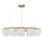 SL6021.203.66 Светильник подвесной ST-Luce золотистый/прозрачный LED 1*66W 4000K VOILE — изображение 5