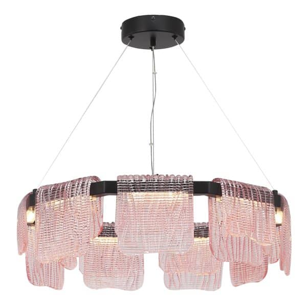 SL6021.403.54 Светильник подвесной ST-Luce черный/розовый LED 1*54W 4000K VOILE — изображение 2