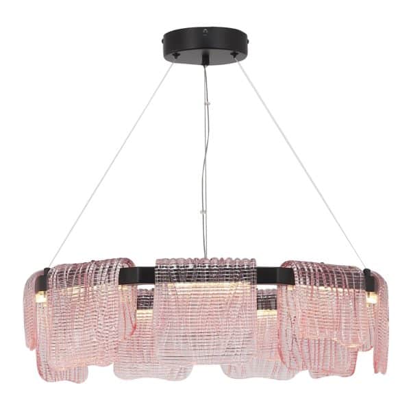 SL6021.403.54 Светильник подвесной ST-Luce черный/розовый LED 1*54W 4000K VOILE — изображение 4
