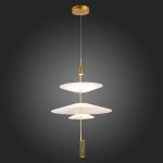 SL6101.213.01 Люстра подвесная ST-Luce Золотистый/Белый LED 1*15W 3000K ISOLA — изображение 2