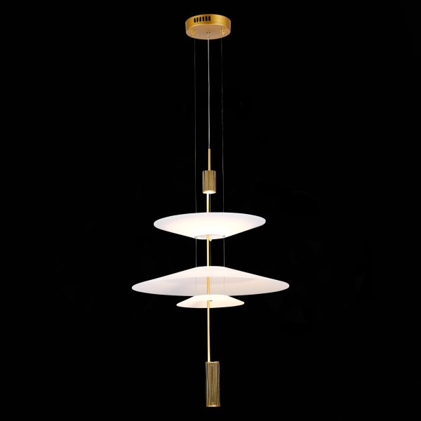 SL6101.213.01 Люстра подвесная ST-Luce Золотистый/Белый LED 1*15W 3000K ISOLA SL6101.213.01 Люстра подвесная ST-Luce Золотистый/Белый LED 1*15W 3000K ISOLA