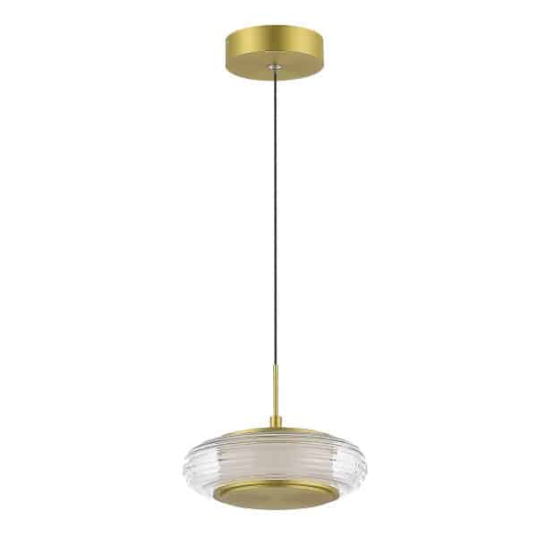 SL6239.203.01 Светильник подвесной ST-Luce золото/прозрачный LED 1*7W 3000K FRITTELA — изображение 2