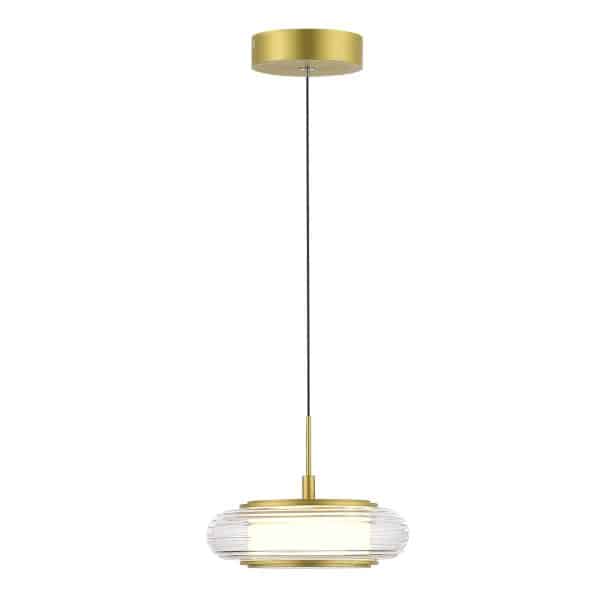 SL6239.203.01 Светильник подвесной ST-Luce золото/прозрачный LED 1*7W 3000K FRITTELA — изображение 3