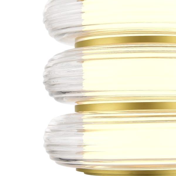 SL6239.203.03 Светильник подвесной ST-Luce золото/прозрачный LED 1*16W 3000K FRITTELA — изображение 4