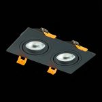 ST251.408.02 Св-к встр. Черный GU10 2*50W  IP20 L170xW92xH27 220V Без ламп Встраиваемые светильники — изображение 4