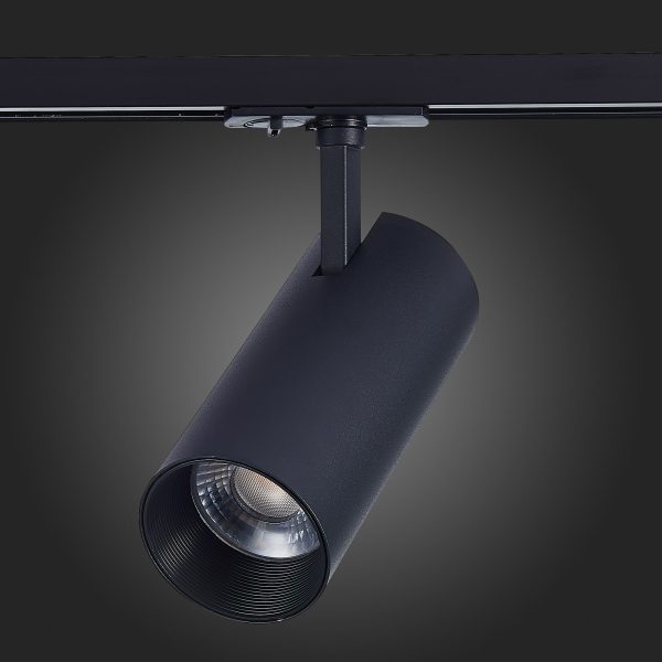 ST350.446.30.24 Св-к трек. Черный LED 1*30W 4000K 2 700Lm Ra?80 24° IP20 L177xW77xH204 100-240V Однофазная трековая система — изображение 5