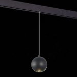 ST354.433.12 Магнитный трековый светильник подвесной Черный LED 1*12W 3000K 750Lm Ra>80 36° IP20 D10 SKYLINE 48