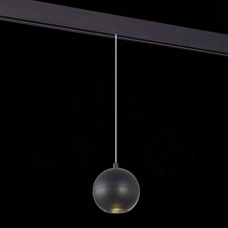ST354.443.12 Магнитный трековый светильник подвесной Черный LED 1*12W 4000K 750Lm Ra>80 36° IP20 D10 SKYLINE 48