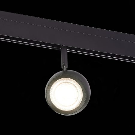 ST355.446.10 Магнитный трековый светильник Черный LED 1*10W 4000K 470Lm Ra>80 36° IP20 L120xW50xH176 SKYLINE 48