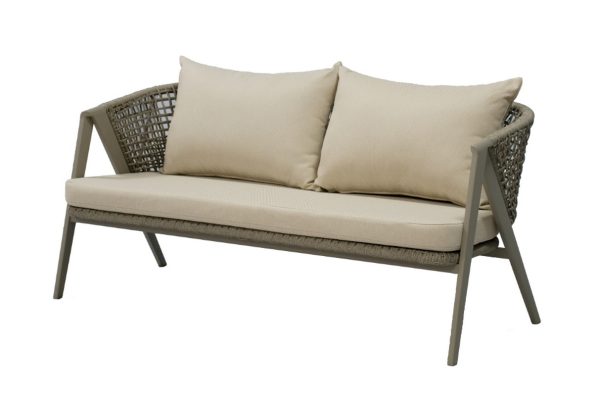 "Амстердам" диван 2-местный плетеный из роупа