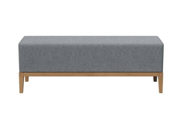 Банкетка Fjord 120 см (светло-серый