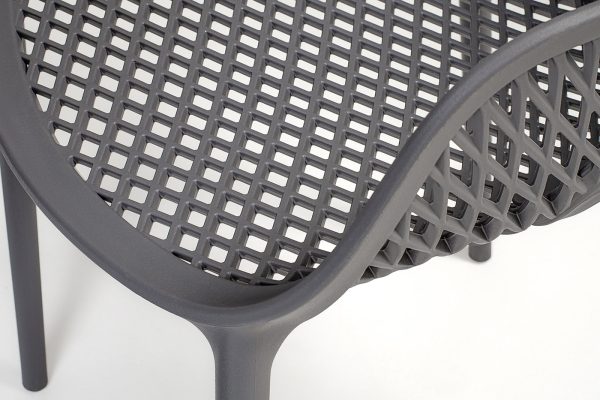 bellini-stul-plastikovyj-cvet-temno-seryj-4 "Беллини" стул пластиковый, цвет темно-серый — изображение 5