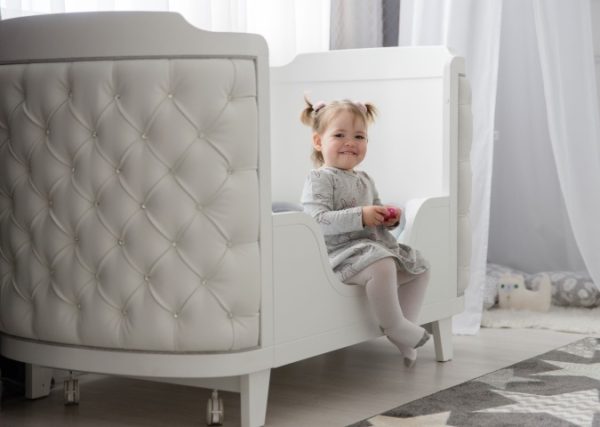 Бортик-ограничитель для кроватки Elegance (белый) — изображение 2