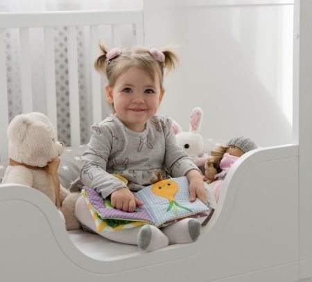 Бортик-ограничитель для кроватки Elegance (белый)