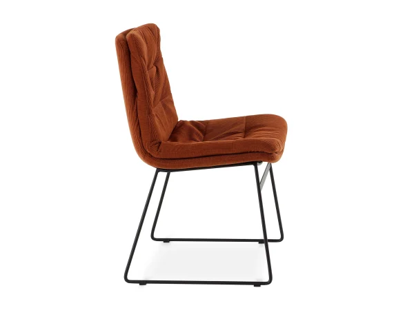 Cтул Vitra черный, терракотовый — изображение 3