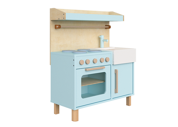 Детская игровая кухня (светло-голубой) — изображение 2