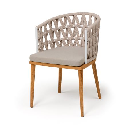 "Диего" стул плетеный из роупа