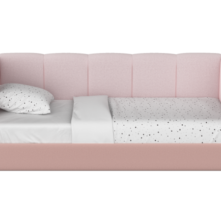 Диван-кровать Bowl спальное место 90*200 см (розовый)