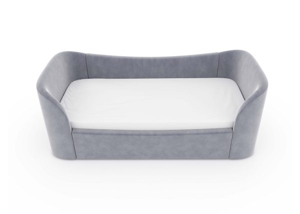 Диван-кровать KIDI Soft 90*200 см антивандальная ткань (серый) — изображение 3
