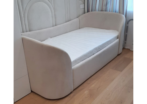 Диван-кровать KIDI Soft 90*200 см антивандальная ткань (серый) — изображение 4