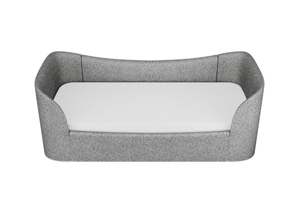 Диван-кровать KIDI Soft 90*200 см (серый, рогожка) — изображение 3