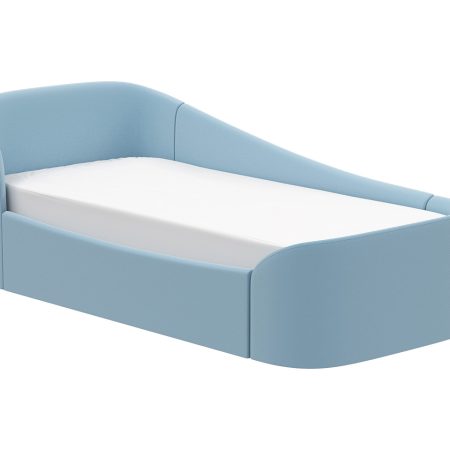 Диван-кровать KIDI Soft с низким изножьем 90*200 см R (голубой)