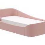 Диван-кровать KIDI Soft с низким изножьем 90*200 см R (розовый)