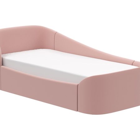 Диван-кровать KIDI Soft с низким изножьем 90*200 см R (розовый)