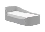 Диван-кровать KIDI Soft с низким изножьем 90*200 см R (серый)