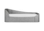 Диван-кровать KIDI Soft с низким изножьем 90*200 см (серый, рогожка) — изображение 3