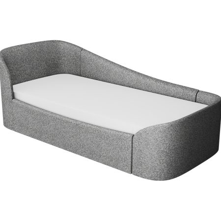 Диван-кровать KIDI Soft с низким изножьем 90*200 см (серый