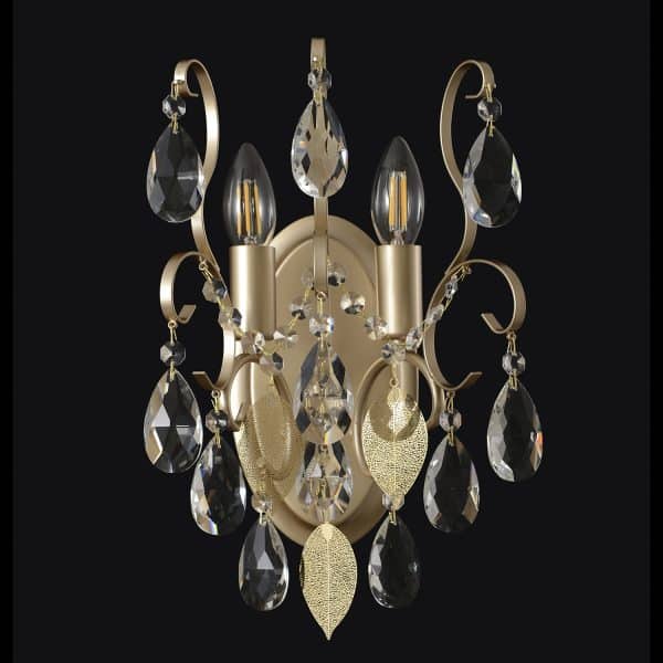 Бра Crystal Lux ESMIRALDA AP2 GOLD — изображение 2