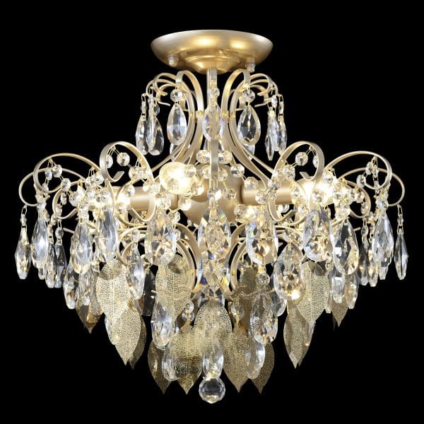 Светильник потолочный Crystal Lux ESMIRALDA PL4 GOLD — изображение 3