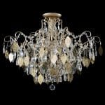 Светильник потолочный Crystal Lux ESMIRALDA PL9 GOLD — изображение 2